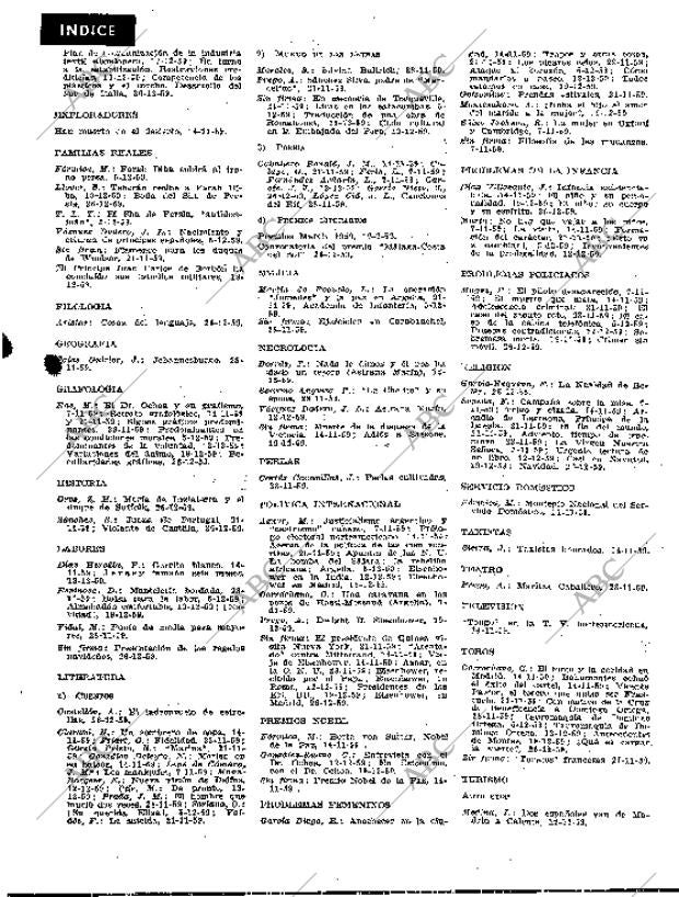 BLANCO Y NEGRO MADRID 26-12-1959 página 6