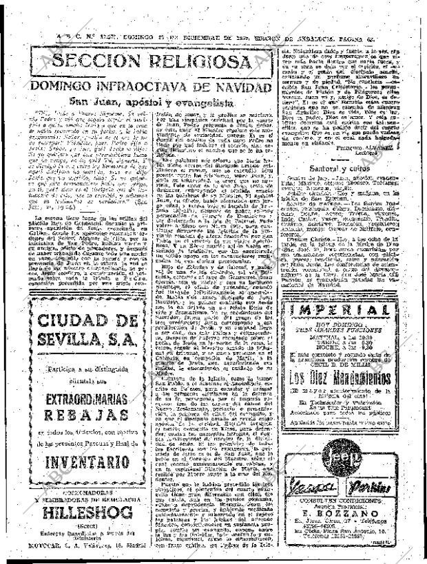 ABC SEVILLA 27-12-1959 página 63