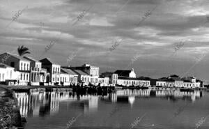 Playa del espejo en los Alcázares (Murcia)