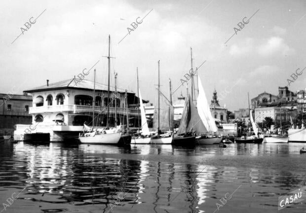 Vista del club Naútco de Cartagena (Murcia)