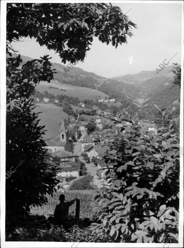 Vista de Valcarlos (Navarra)