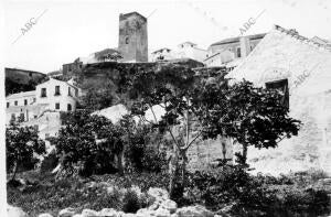 La torre de Pimentel en Torremolinos (Málaga)
