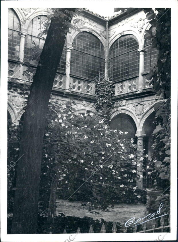 Úbeda, patio interior del palacio de los Marqueses de la Rambla