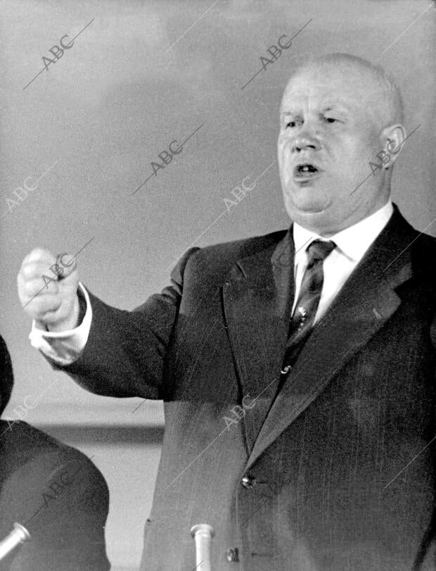 El político ruso Nikita Kruschev