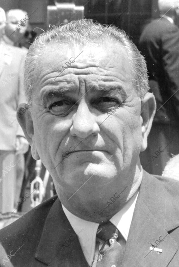 El político estadounidense Lyndon B. Johnson