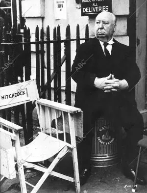 El director de cine Alfred Hitchcock