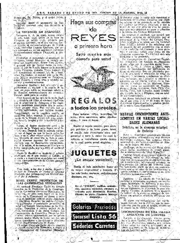 ABC MADRID 02-01-1960 página 56