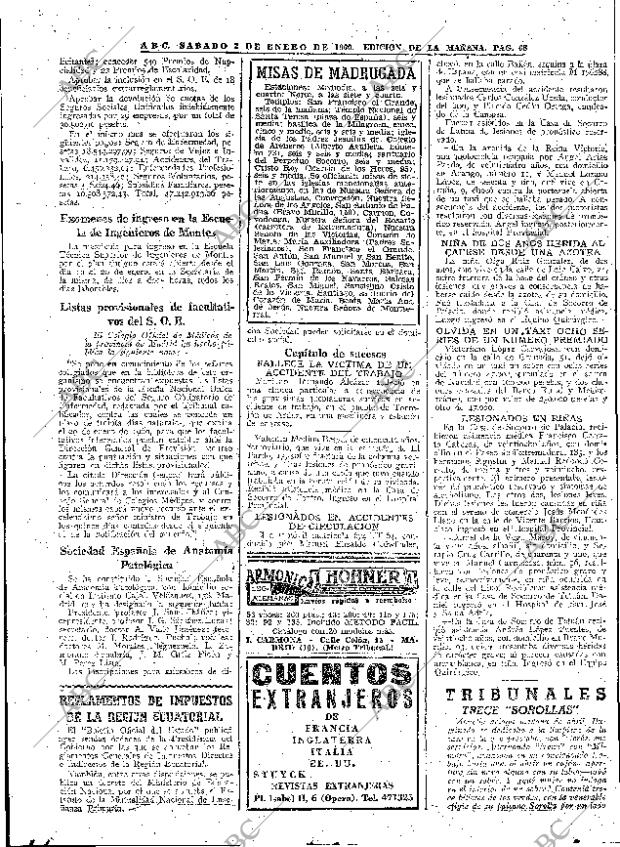 ABC MADRID 02-01-1960 página 68