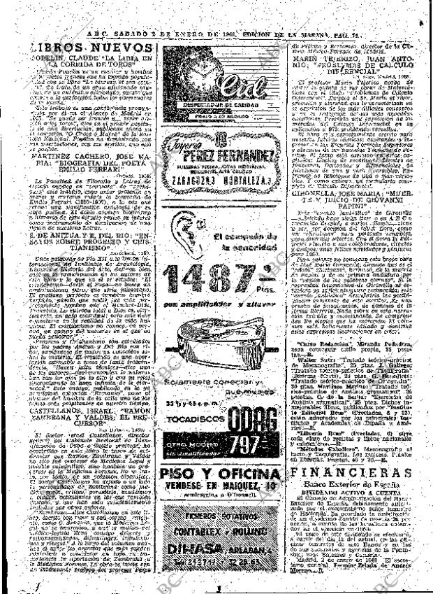 ABC MADRID 02-01-1960 página 74