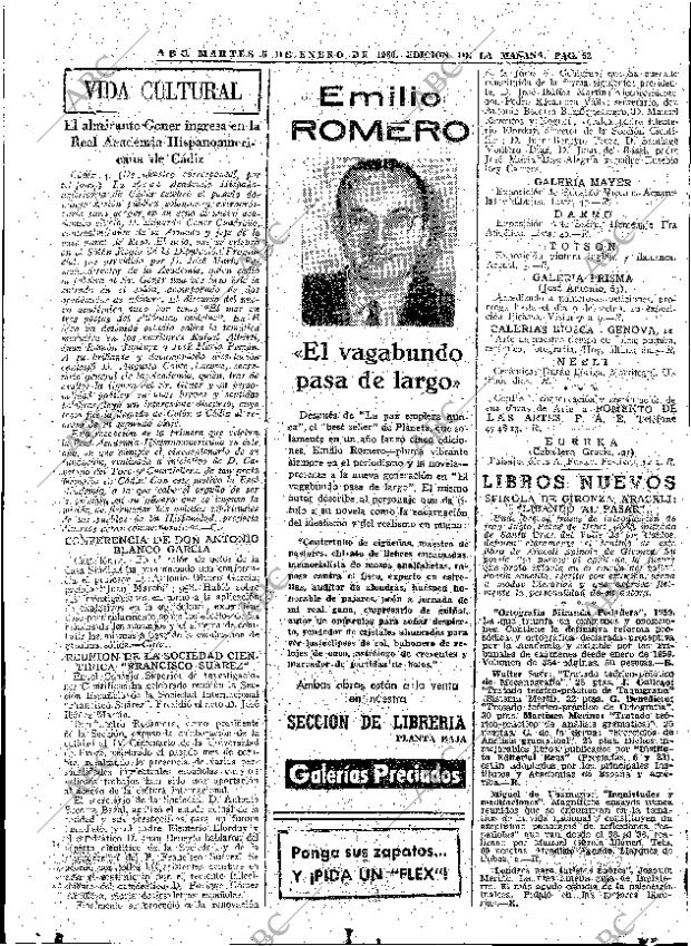 ABC MADRID 05-01-1960 página 52