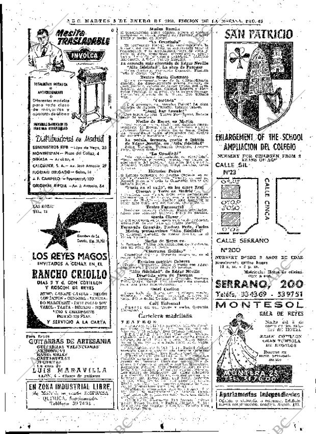 ABC MADRID 05-01-1960 página 64