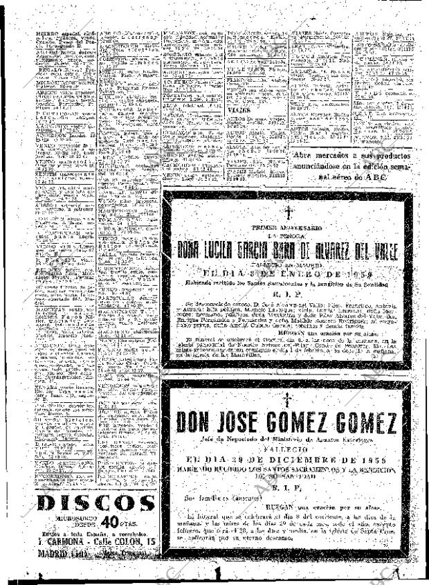 ABC MADRID 05-01-1960 página 72