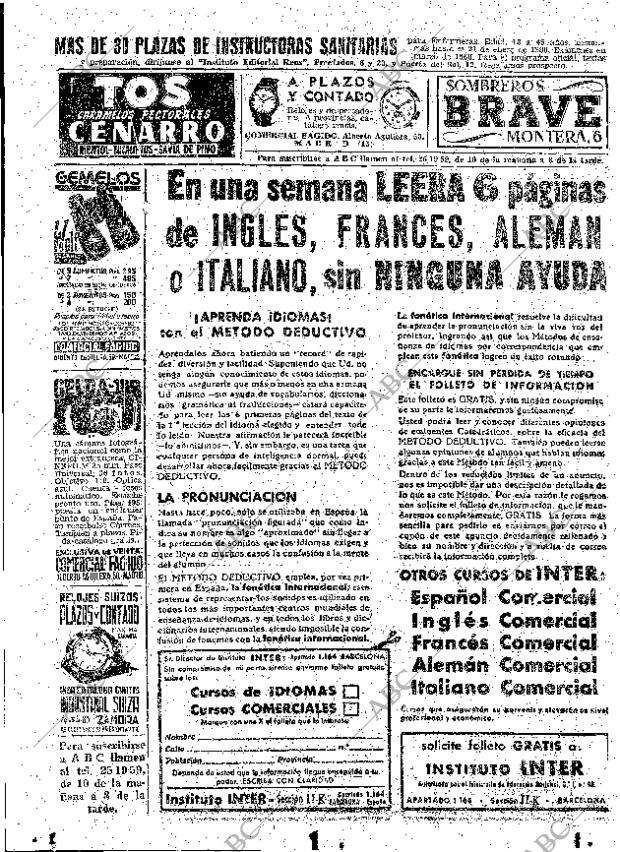 ABC MADRID 05-01-1960 página 74