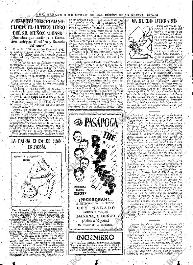 ABC MADRID 09-01-1960 página 39