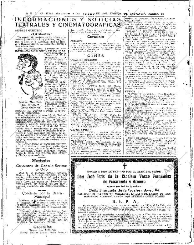 ABC SEVILLA 09-01-1960 página 24