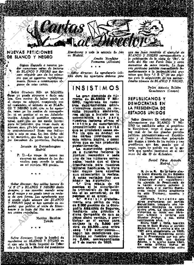 BLANCO Y NEGRO MADRID 09-01-1960 página 5