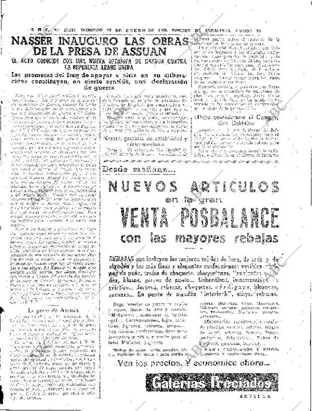 ABC SEVILLA 10-01-1960 página 25