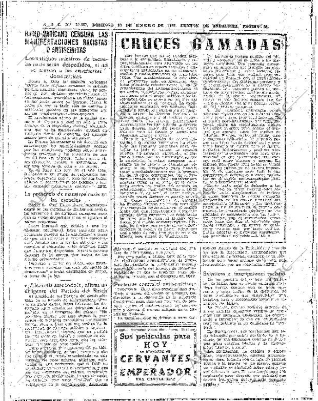 ABC SEVILLA 10-01-1960 página 28