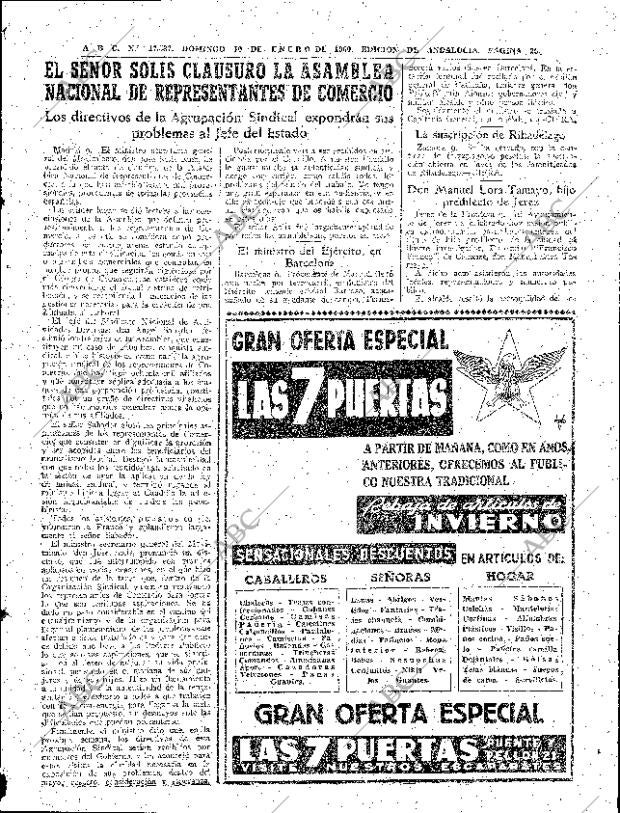 ABC SEVILLA 10-01-1960 página 29