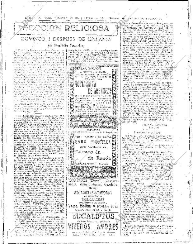 ABC SEVILLA 10-01-1960 página 36