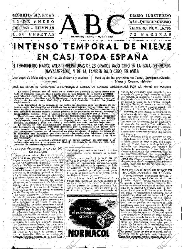 ABC MADRID 12-01-1960 página 31