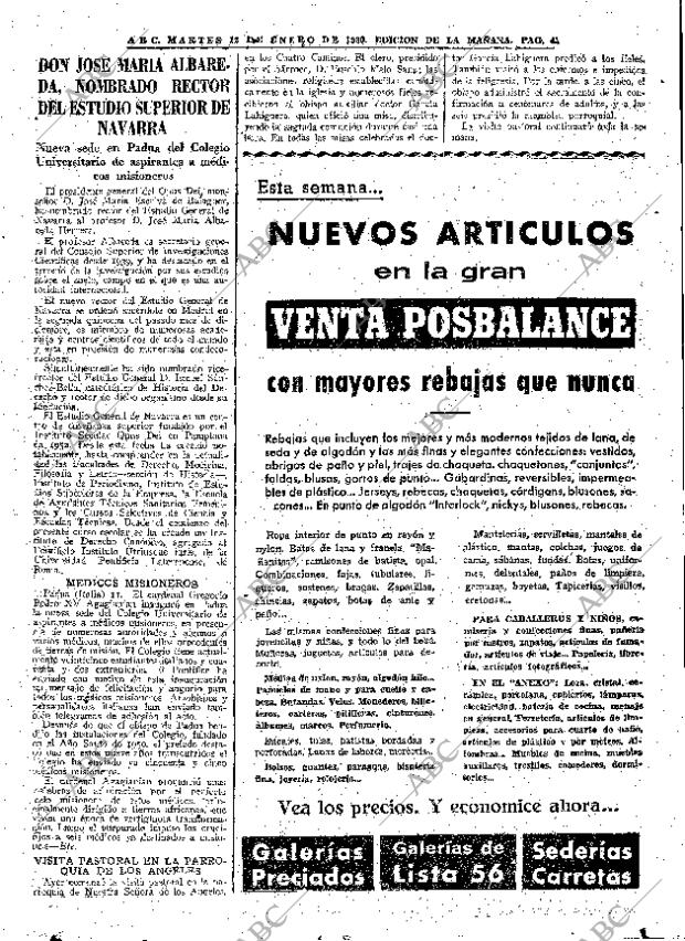 ABC MADRID 12-01-1960 página 43