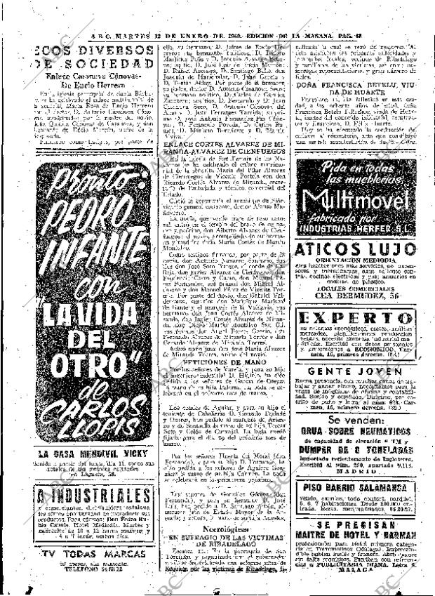 ABC MADRID 12-01-1960 página 48