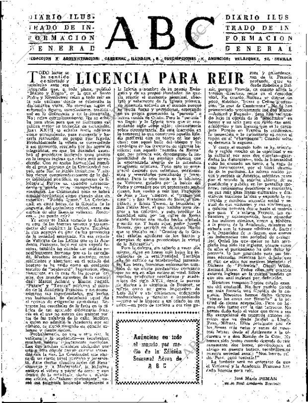 ABC SEVILLA 12-01-1960 página 3
