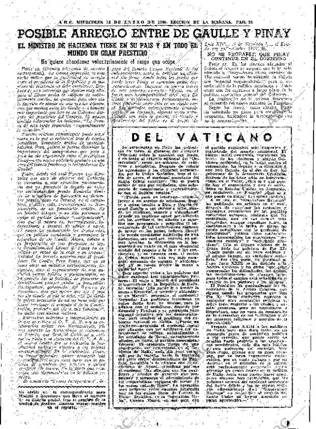 ABC MADRID 13-01-1960 página 25