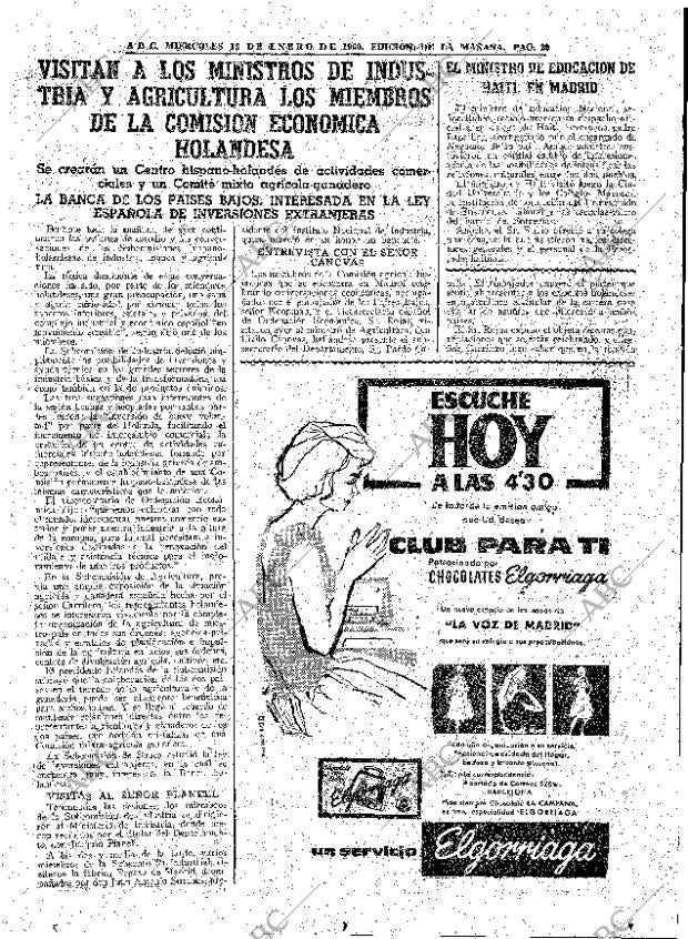 ABC MADRID 13-01-1960 página 29