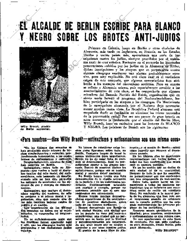 BLANCO Y NEGRO MADRID 16-01-1960 página 54