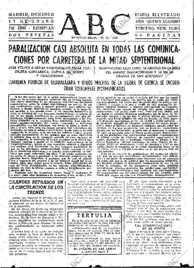 ABC MADRID 17-01-1960 página 47