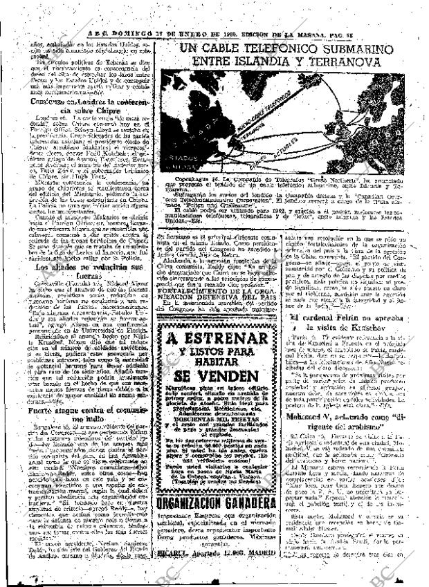 ABC MADRID 17-01-1960 página 58