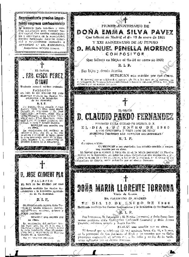 ABC MADRID 17-01-1960 página 90