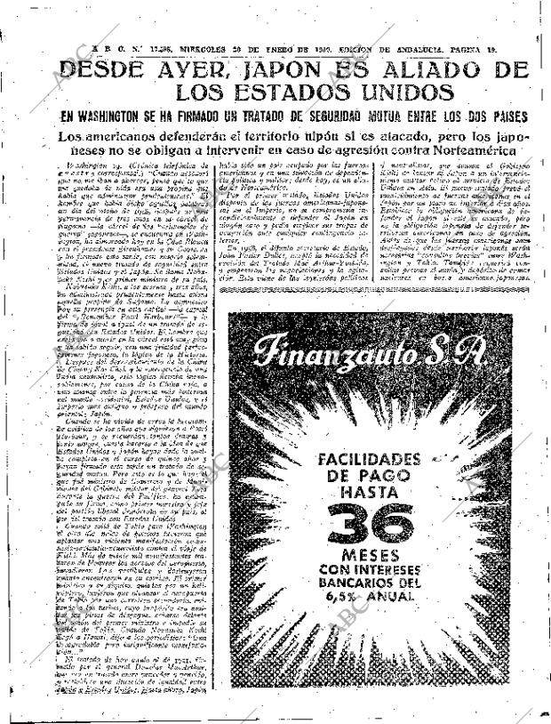 ABC SEVILLA 20-01-1960 página 19