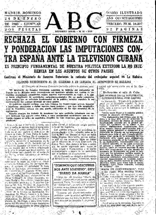 ABC MADRID 24-01-1960 página 49