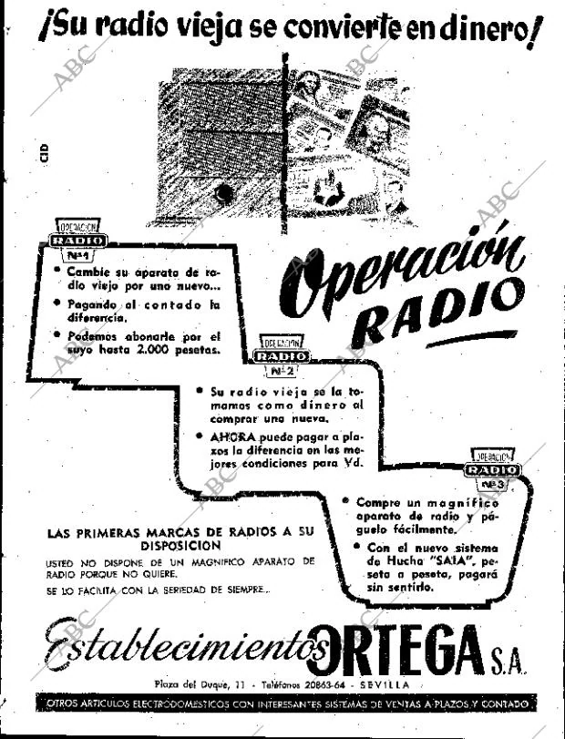 ✳El 24 de enero de 1960, ABC anunciaba una de las mayores proezas