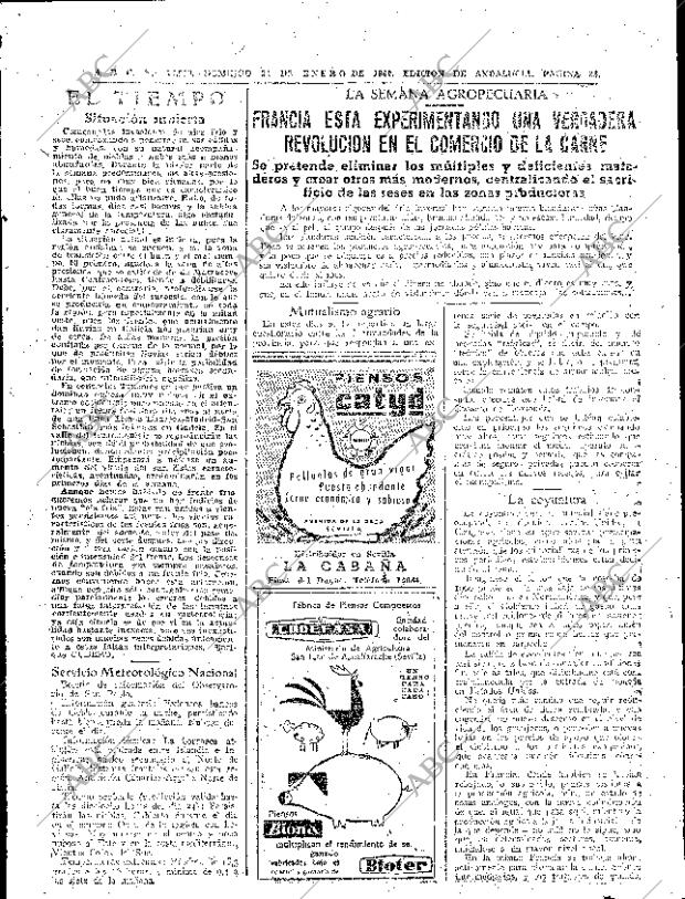 ✳El 24 de enero de 1960, ABC anunciaba una de las mayores proezas