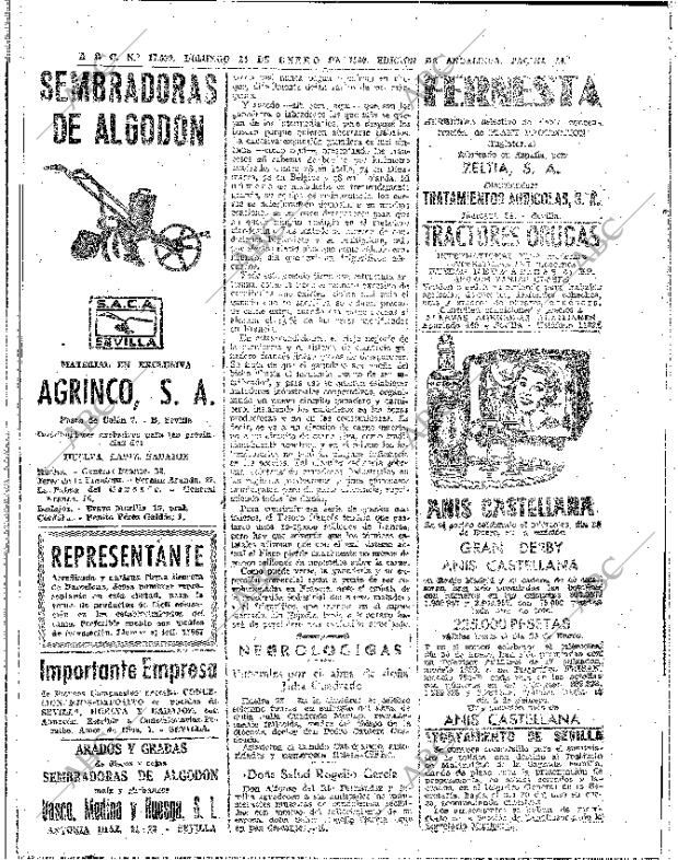 ✳El 24 de enero de 1960, ABC anunciaba una de las mayores proezas