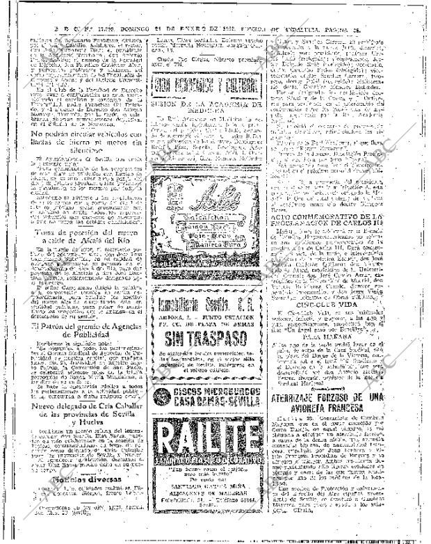 ABC SEVILLA 24-01-1960 página 38