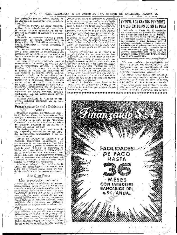ABC SEVILLA 27-01-1960 página 19