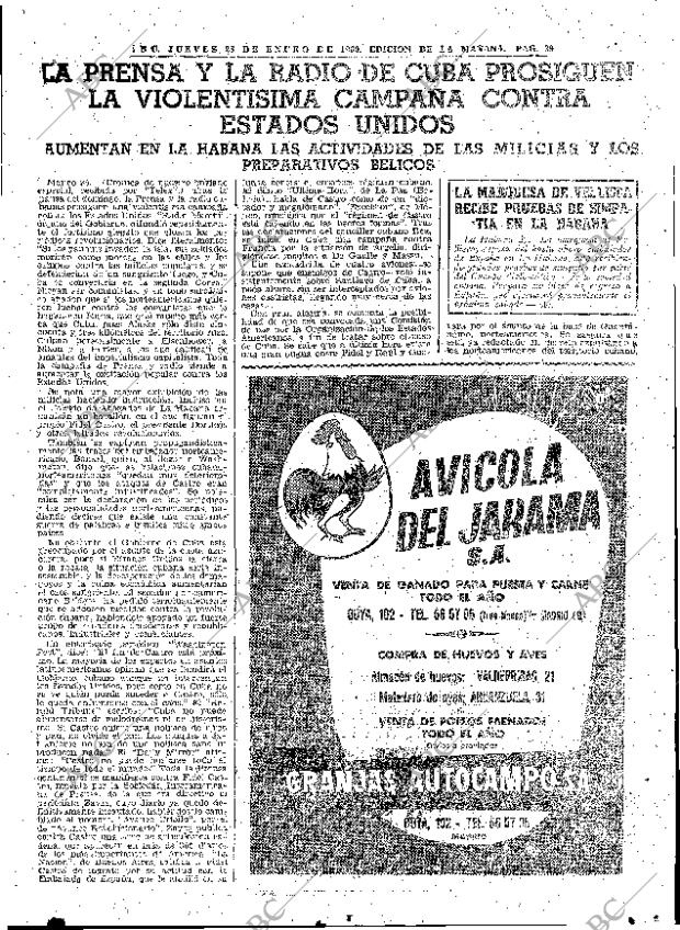 ABC MADRID 28-01-1960 página 39