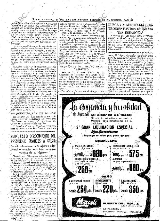 ABC MADRID 30-01-1960 página 37