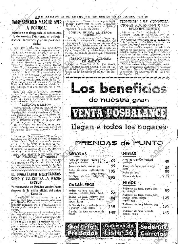 ABC MADRID 30-01-1960 página 39