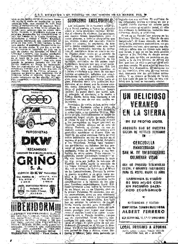 ABC MADRID 07-02-1960 página 50