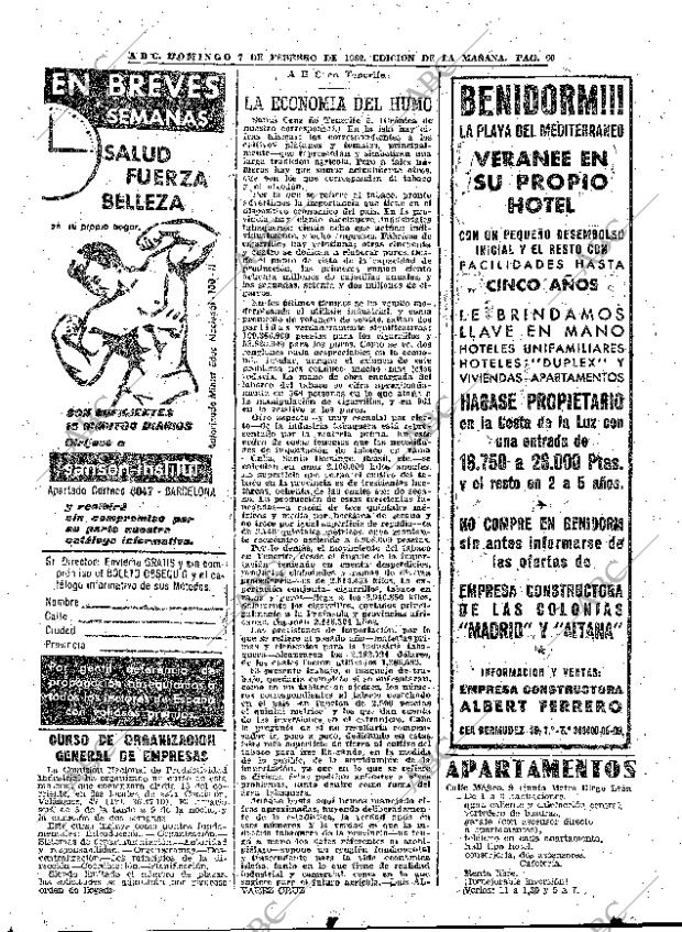 ABC MADRID 07-02-1960 página 60