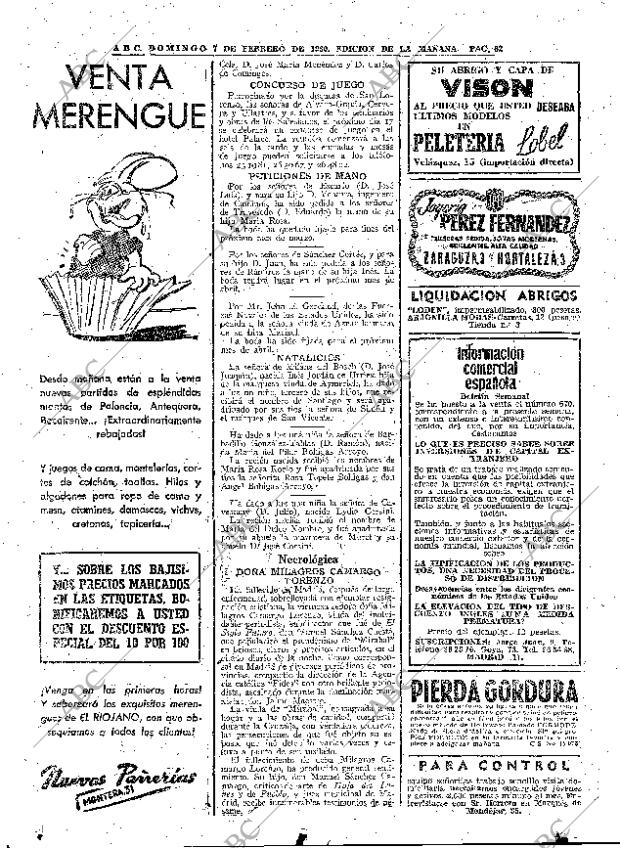 ABC MADRID 07-02-1960 página 62
