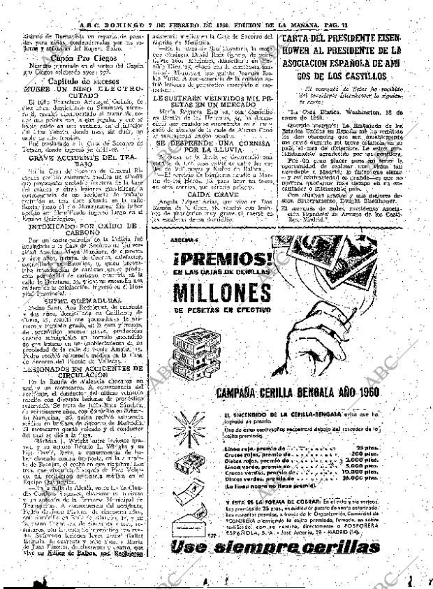 ABC MADRID 07-02-1960 página 71