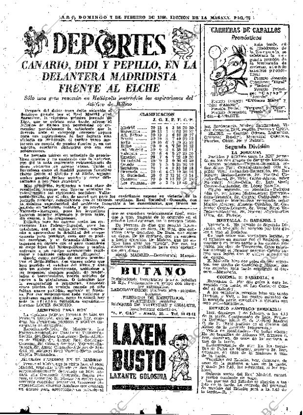 ABC MADRID 07-02-1960 página 75
