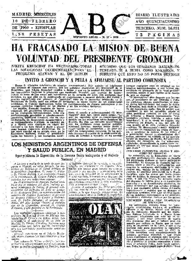 ABC MADRID 10-02-1960 página 31